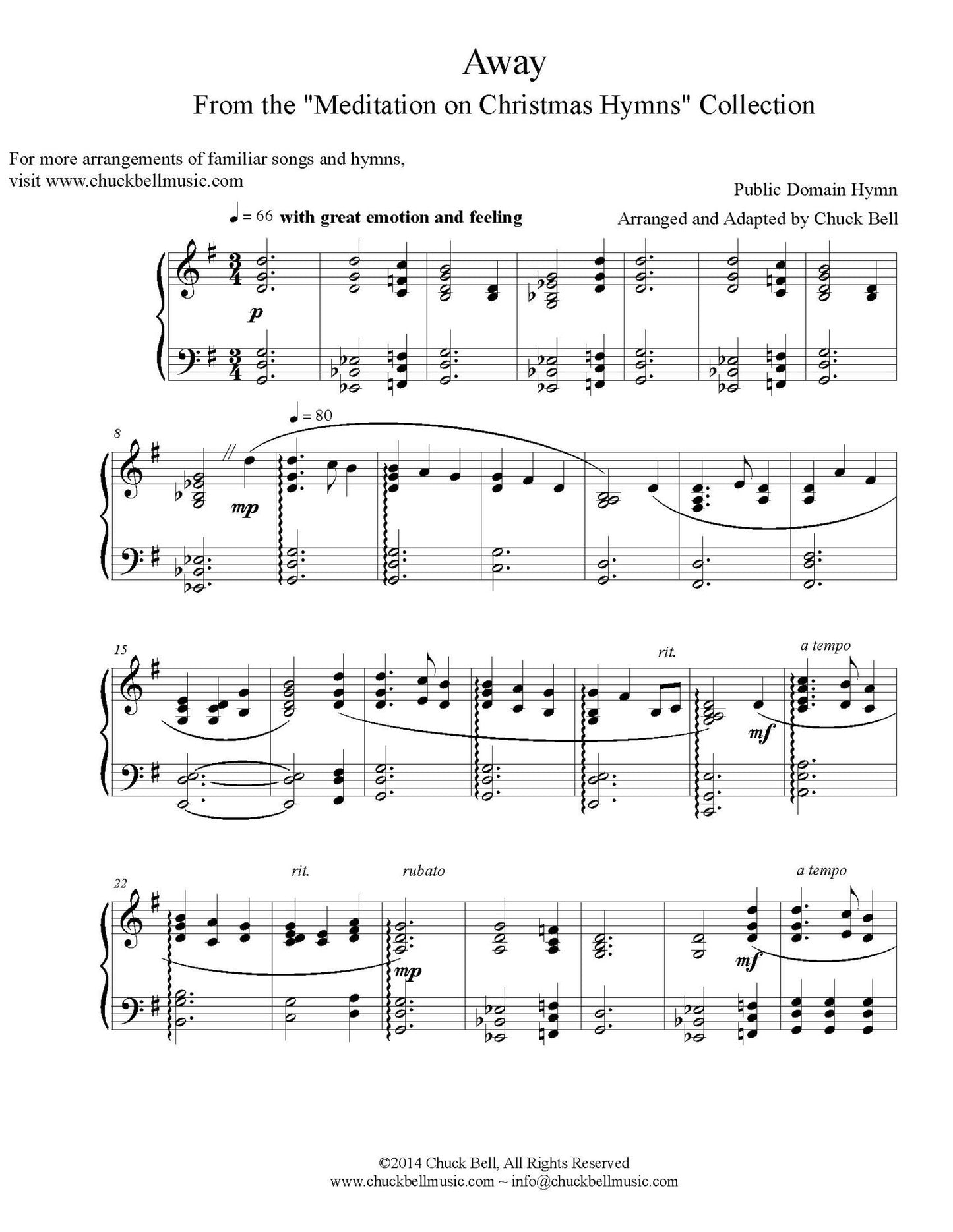 Meditation on Christmas Hymns - VOL 1 - DIGITAL DOWNLOAD - SHEET MUSIC