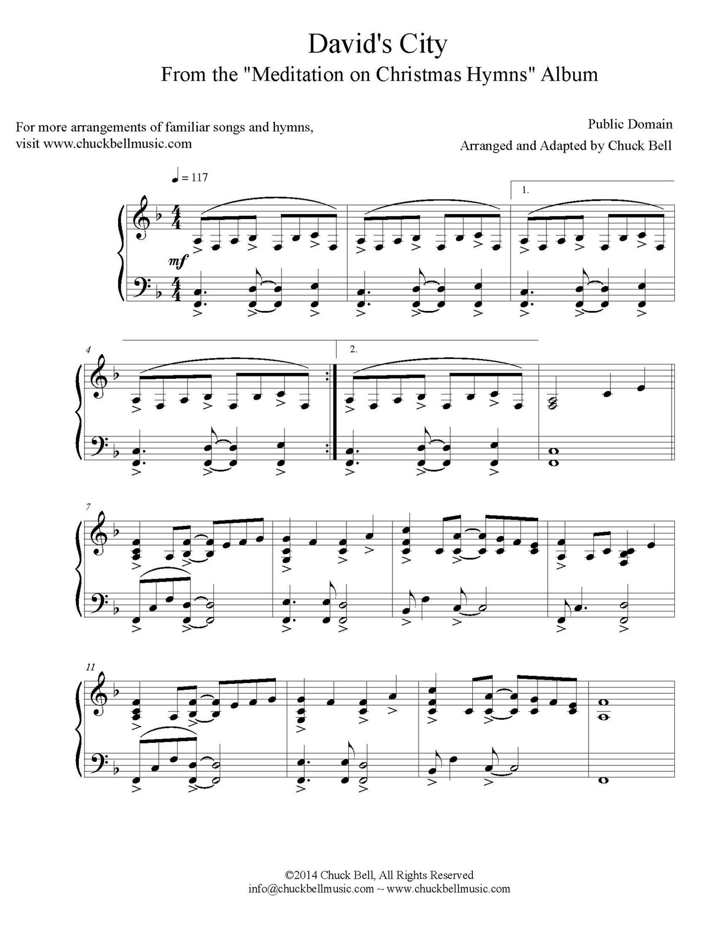 Meditation on Christmas Hymns - VOL II - DIGITAL DOWNLOAD - SHEET MUSIC