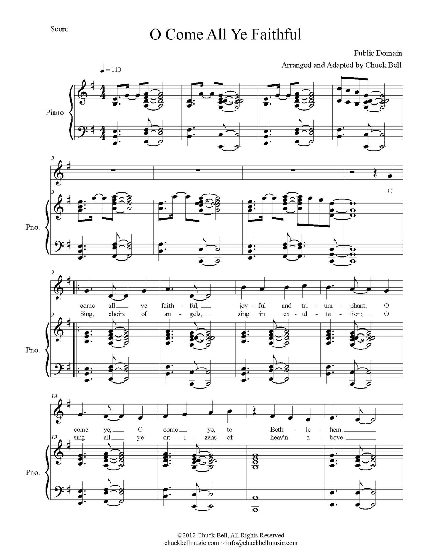 O Come All Ye Faithful