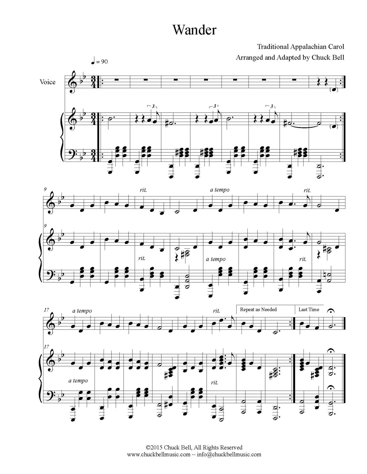 Wander - The Appalachian Carol